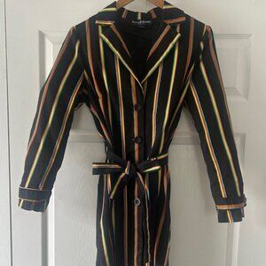 Neon Vintage Cotton Button Down Dress